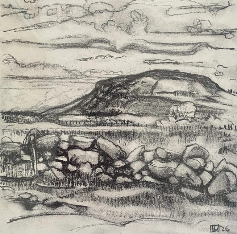 Queen Maeve's tomb from Streamstown